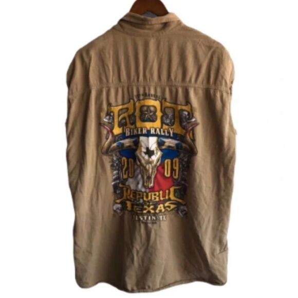 Men’s Sports Gallery Rot Rally Motorcycle Vest - Picture 1 of 9